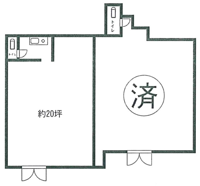 伊坂第2ビル101 間取り図