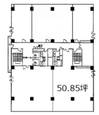 新横浜第一生命ビル3F 間取り図