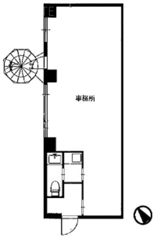 溜池山王葵ビル603 間取り図