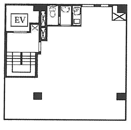 島崎ISビル3F 間取り図