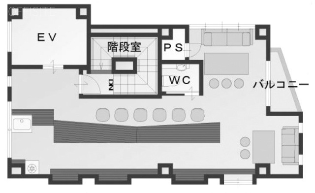 赤塚新町ビル3F 間取り図