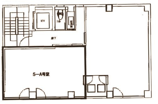 YA-2ビル5F 間取り図