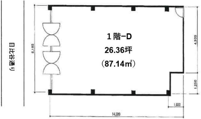 第一白川ビルD 間取り図