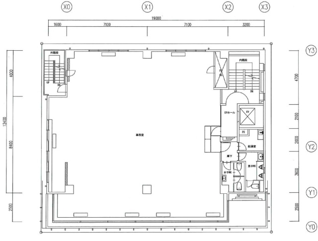 高島屋THビル北館2F 間取り図