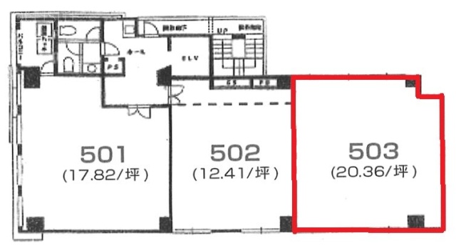 ラ・トゥールクォーファン503 間取り図