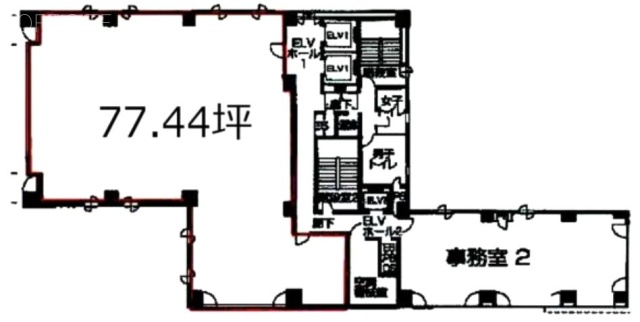 アセンド神保町7F 間取り図