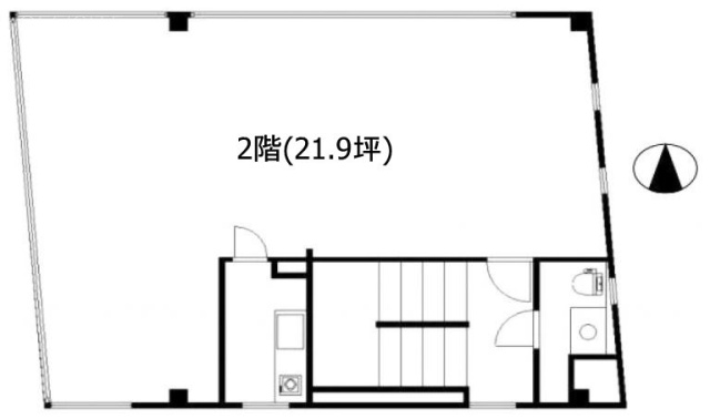 西荻STビル2F 間取り図