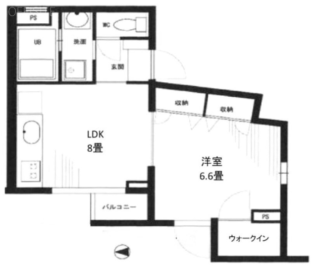 アミカファーストビル101 間取り図