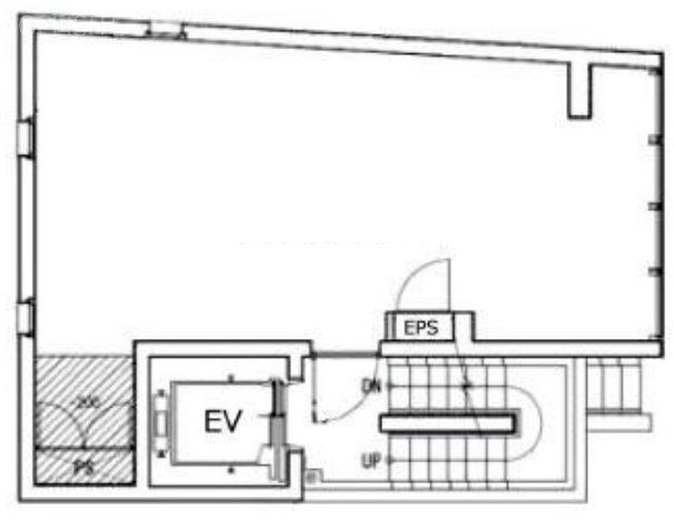 エルキューブエビス3F 間取り図