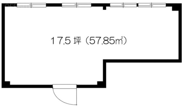 第1貝塚ビル303 間取り図