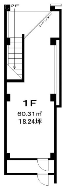 サカイヤビル富士見台1F 間取り図