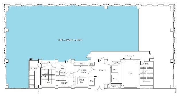 明星(ミョウジョウ)ビル8F 間取り図