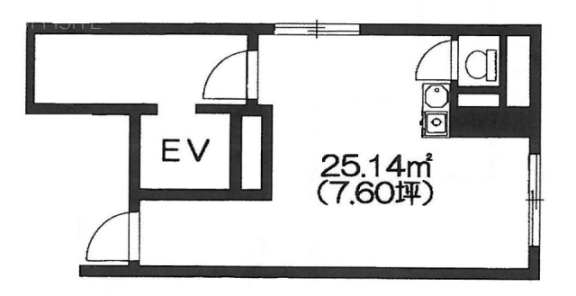 中村ビル8F 間取り図