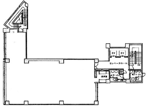 SANKI芝金杉橋ビル2F 間取り図