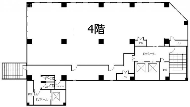 立川NAC(ナック)ビル4F 間取り図