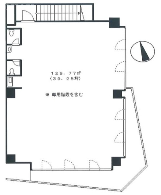 高円寺ナショナルコートビル2F 間取り図