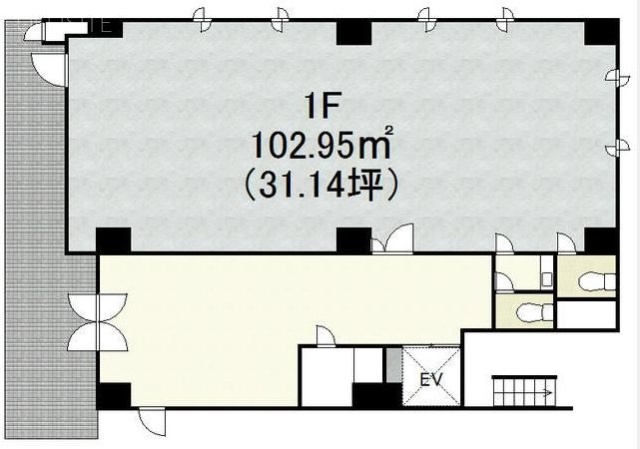 東光アネックスビル1F 間取り図