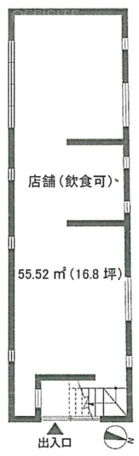 アラキビルB1F 間取り図