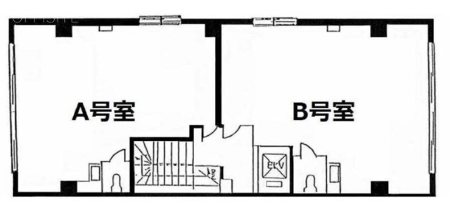 花長(はなちょう)ビルA 間取り図
