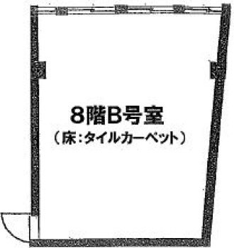 城辺橋ビルB 間取り図