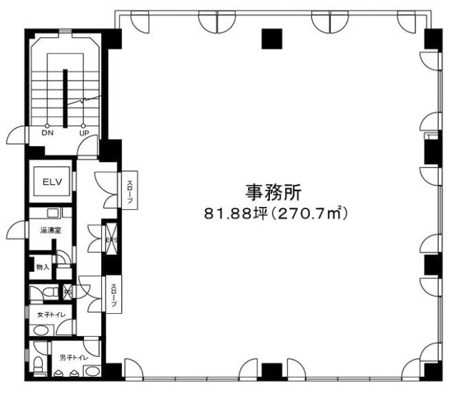 太陽ビル2F 間取り図