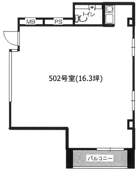 ソレイユプラザ502 間取り図