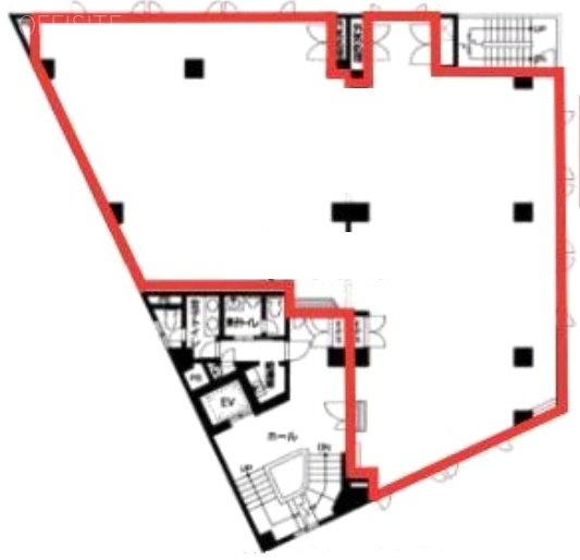 宝町TATSUMIビル2F 間取り図