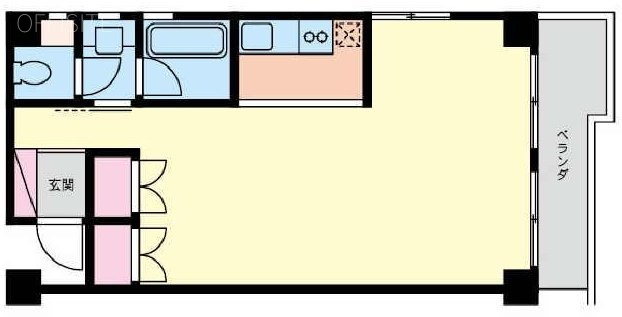 バルビゾン71ビル302 間取り図