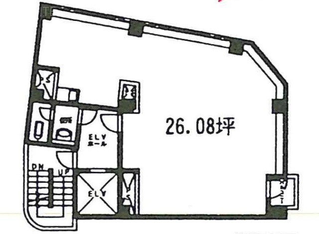 第2昭和ビル8F 間取り図