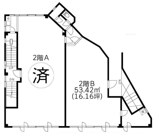 レモンヤビルB 間取り図