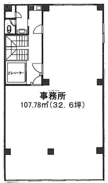 LC Iwamotochoビル2F 間取り図