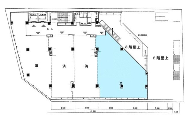 ケンプラザビル4F 間取り図