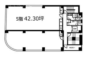 アトム関内ビル5F 間取り図