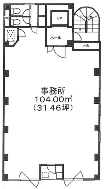 東武銀座第2ビル4F 間取り図