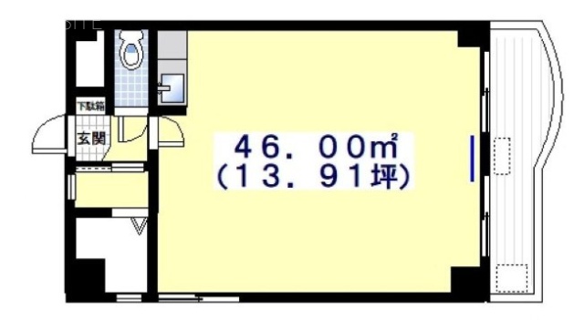 第二扇屋ビル401 間取り図