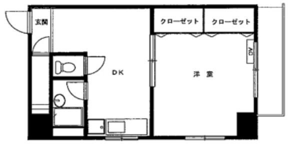 ハイツ笹塚903 間取り図