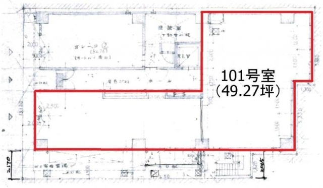 ファイブビル八丁堀101 間取り図