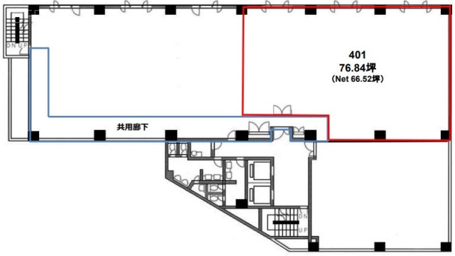 虎ノ門桜ビル401 間取り図