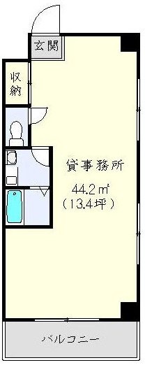 第2岸本ビル203 間取り図
