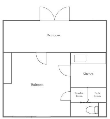 PORTO白金長者丸102 間取り図