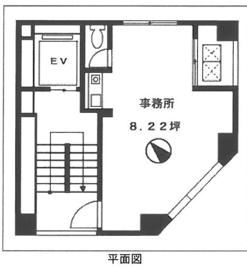 下嶋ビル5F 間取り図