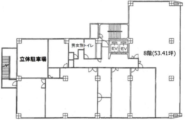 湯島ビル8F 間取り図