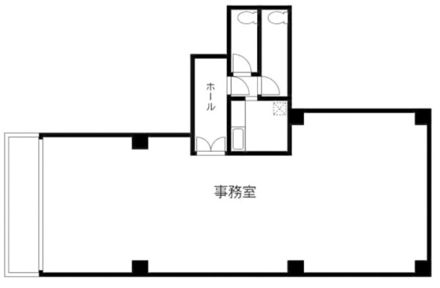 フリーアネックスビル8F 間取り図