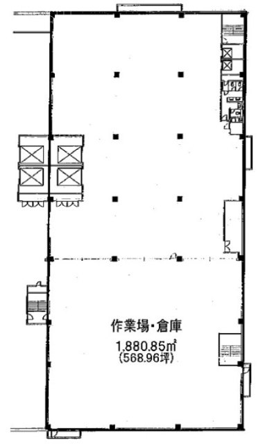 三共ビルC棟3F 間取り図