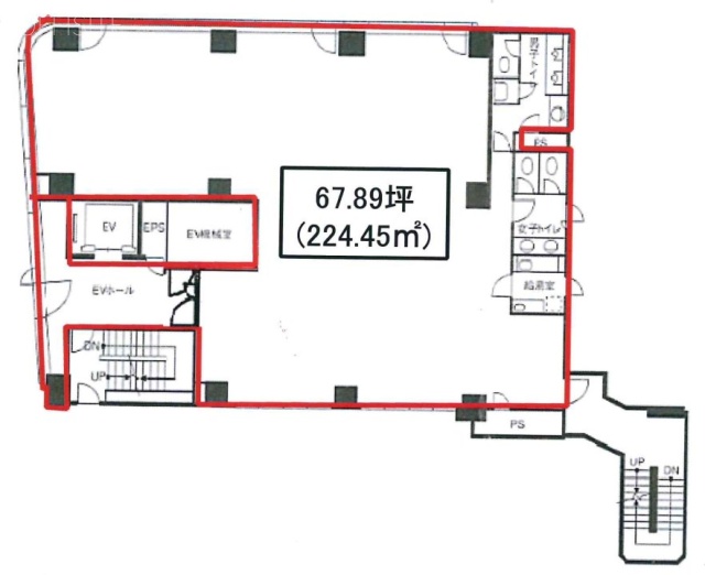 青山246ビル4F 間取り図