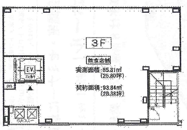 銀座高本ビル3F 間取り図