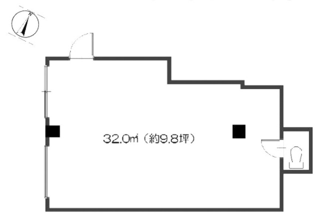 大成屋ビル1F 間取り図