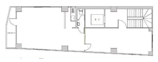 芝大井ビル2F 間取り図