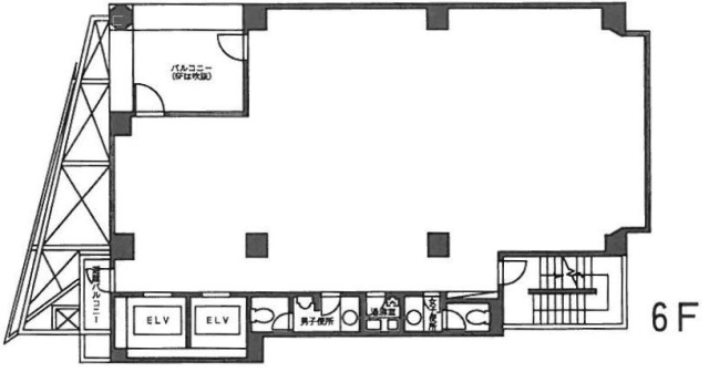 渋谷イースト(SHIBUYA EAST)ビル6F 間取り図