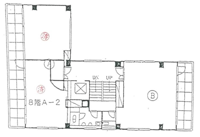 東成ビルB 間取り図